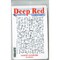 Deep Red Stamps Quantum Background Rubber Cling Stamp 4.2 x 3.1 inches